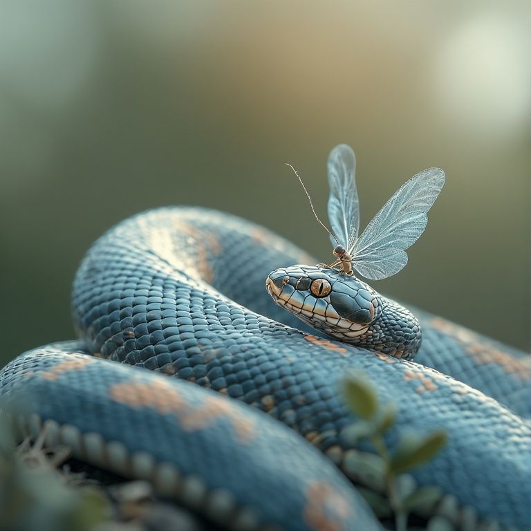 Fairy Riding on snake