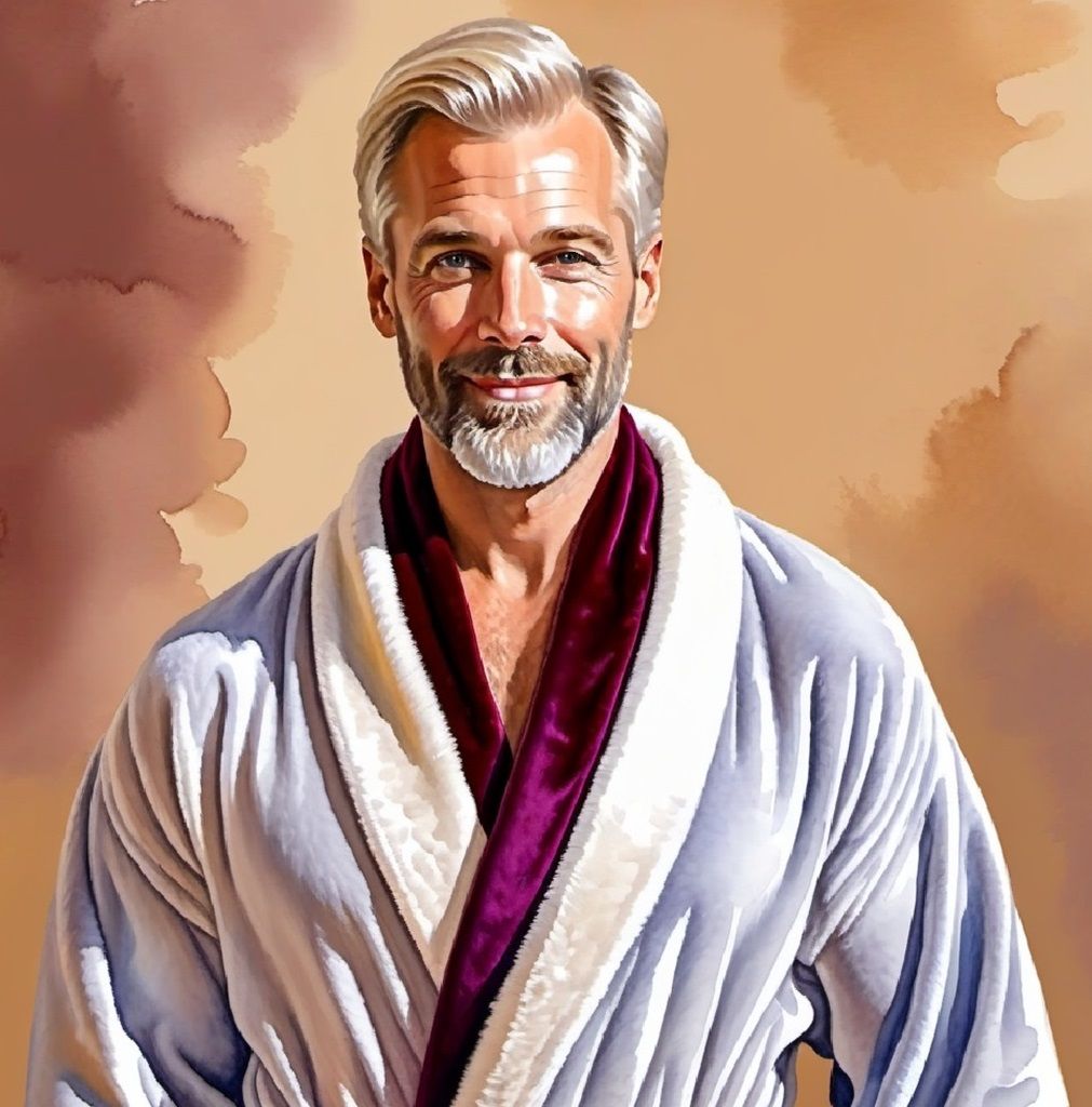 A handsome bearded  man