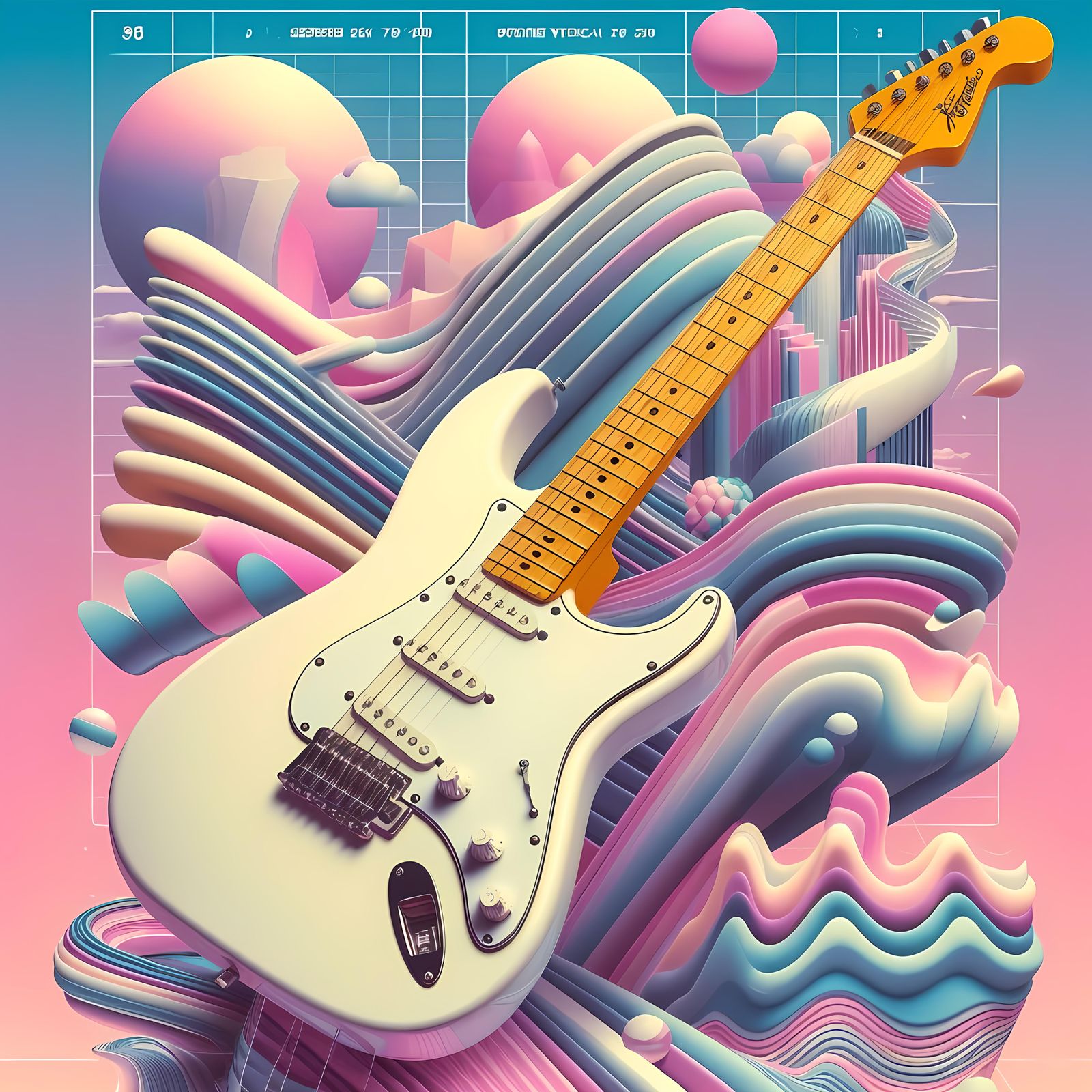 vaporwave strat