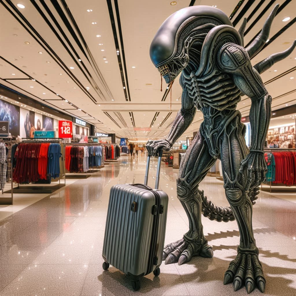 Xenomorph in department store