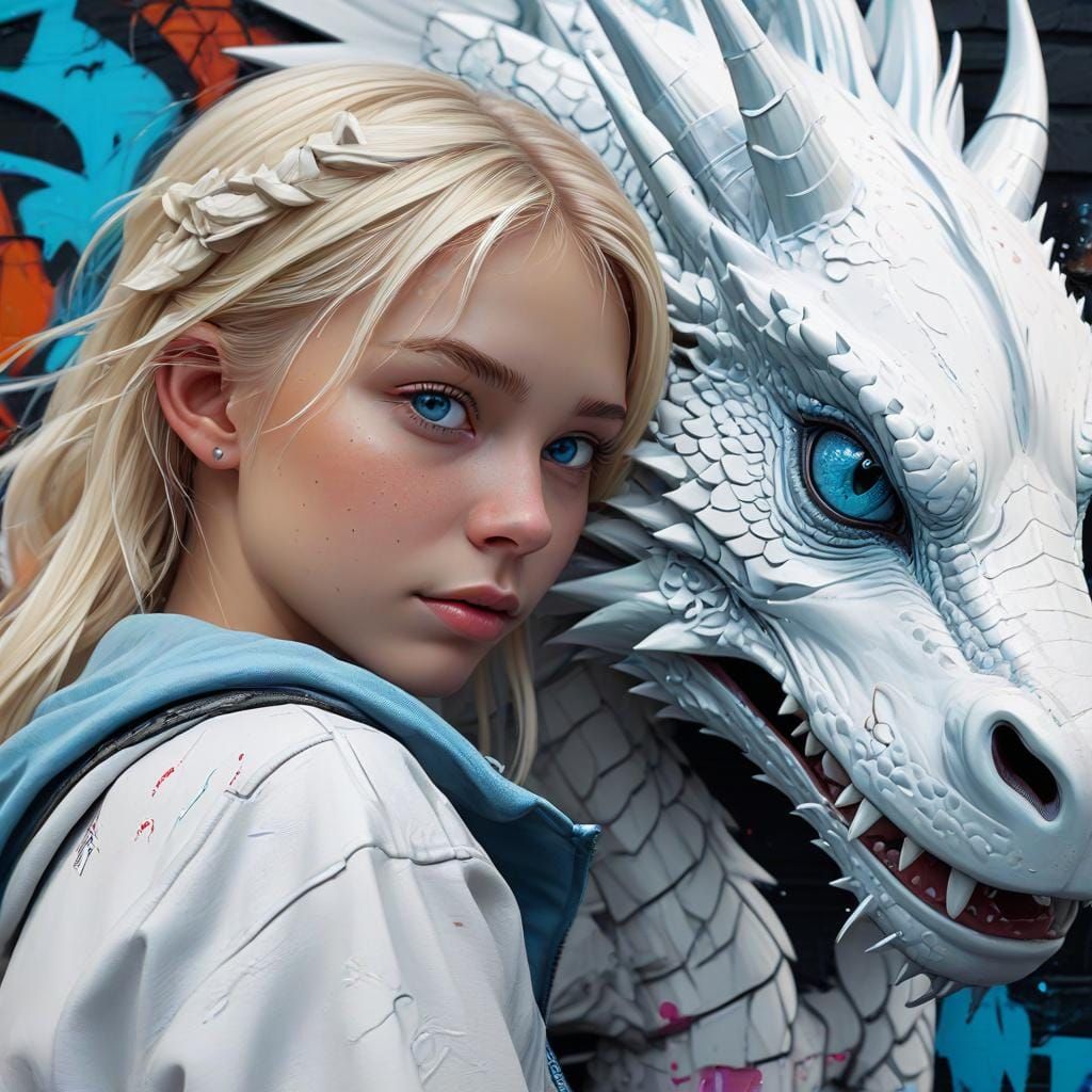 Pet White Dragon