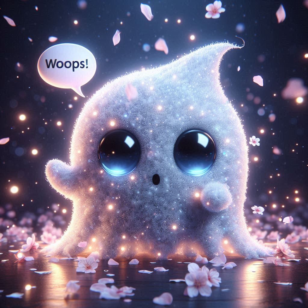 "I think I ate too many fireflies! Woops!"