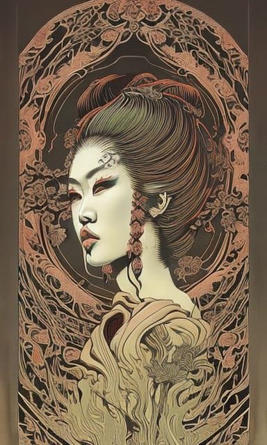 Geisha Girl - Ai Generated Artwork - Nightcafe Creator