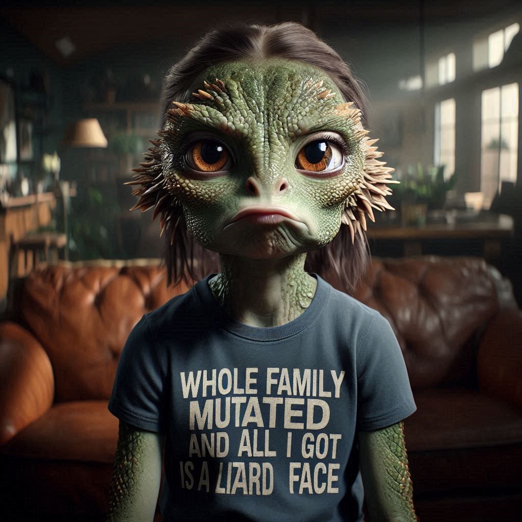 short end of the mutant stick - lizard mutant