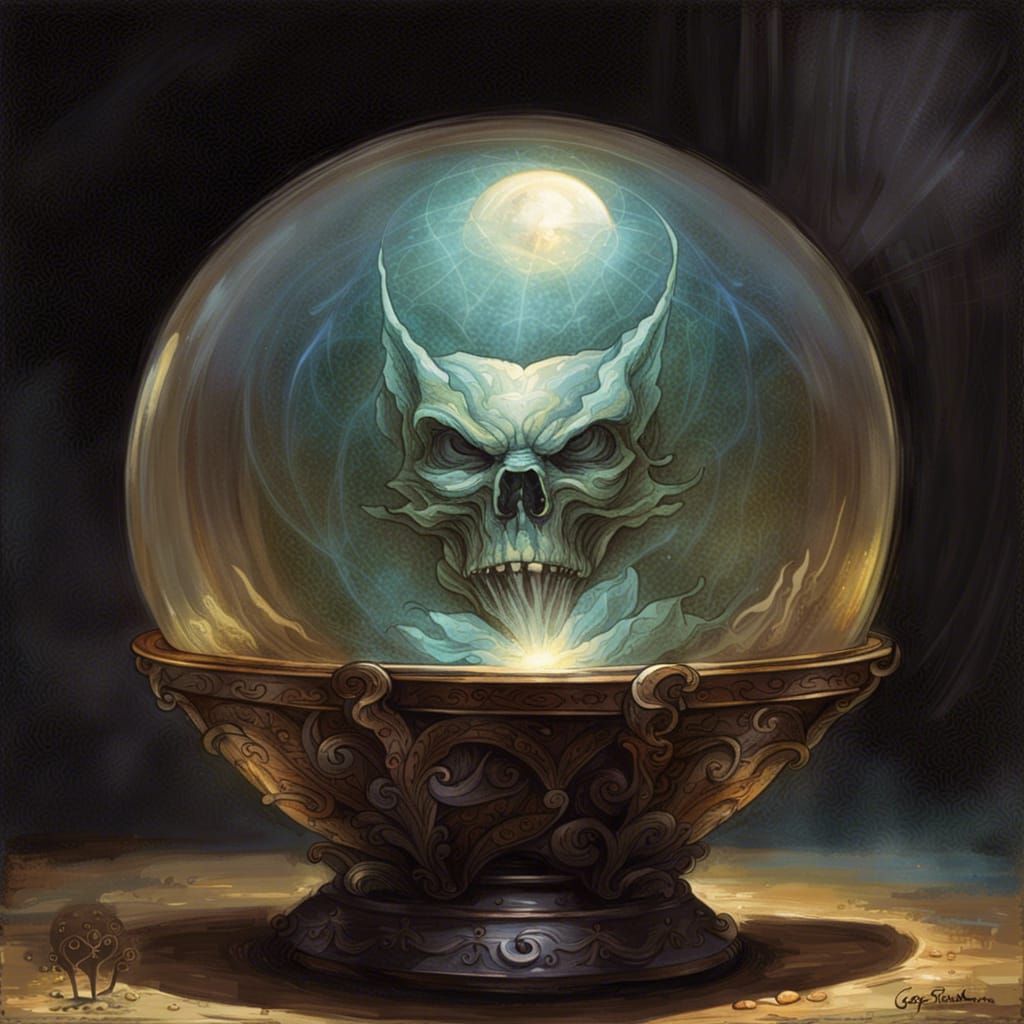 Crystal ball - AI Generated Artwork - NightCafe Creator