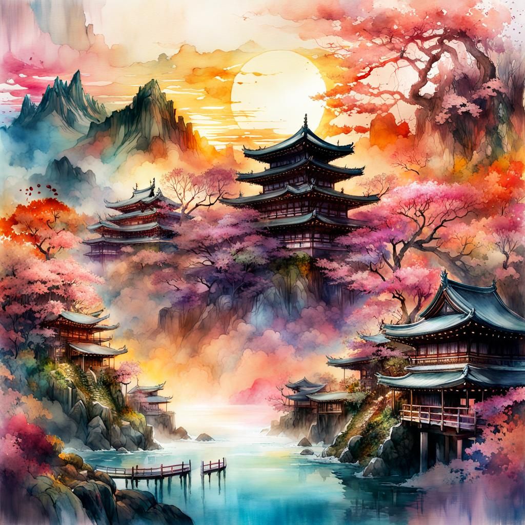 Watercolor - AI Generated Artwork - NightCafe Creator