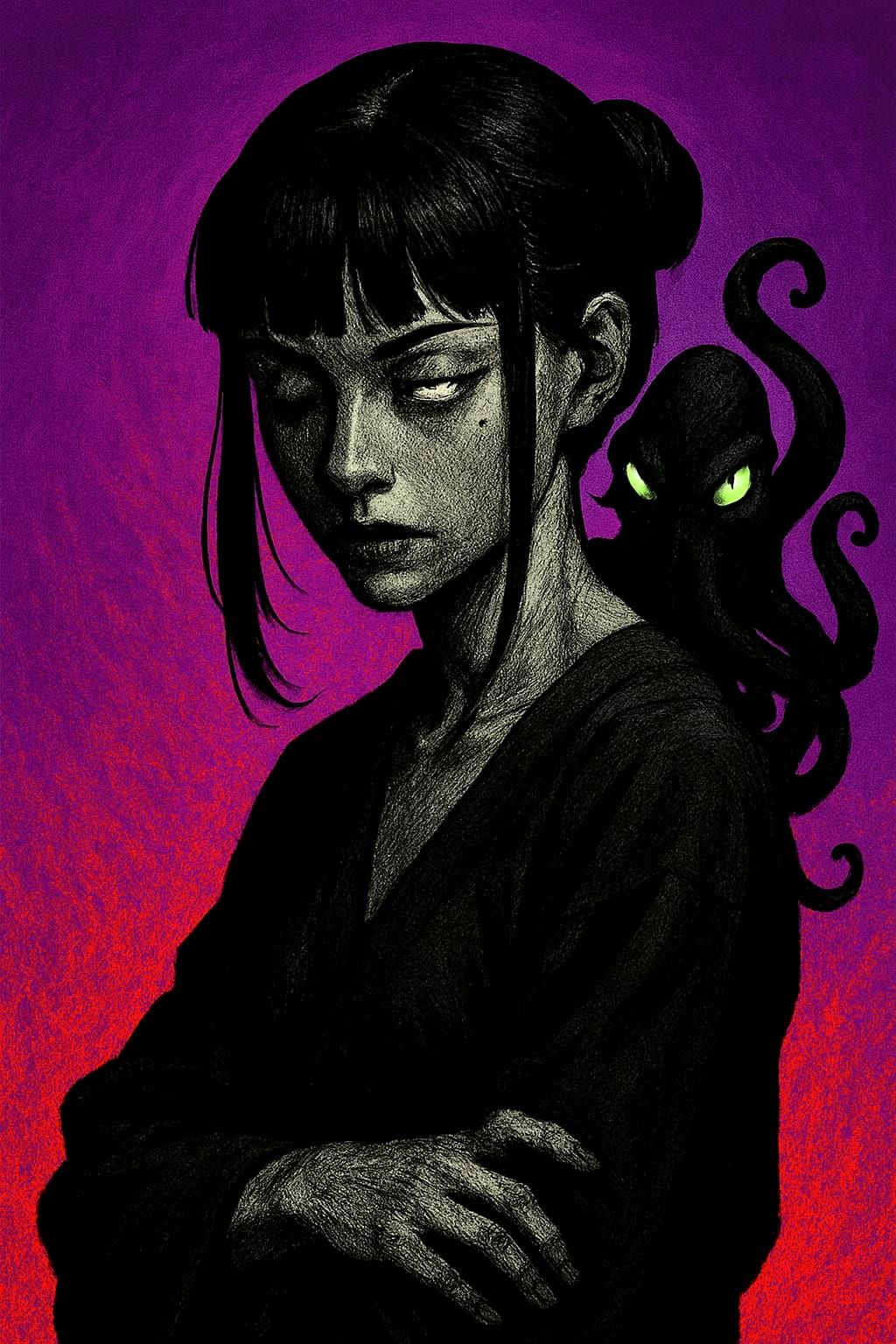 Idk, (Hades inspired art?)