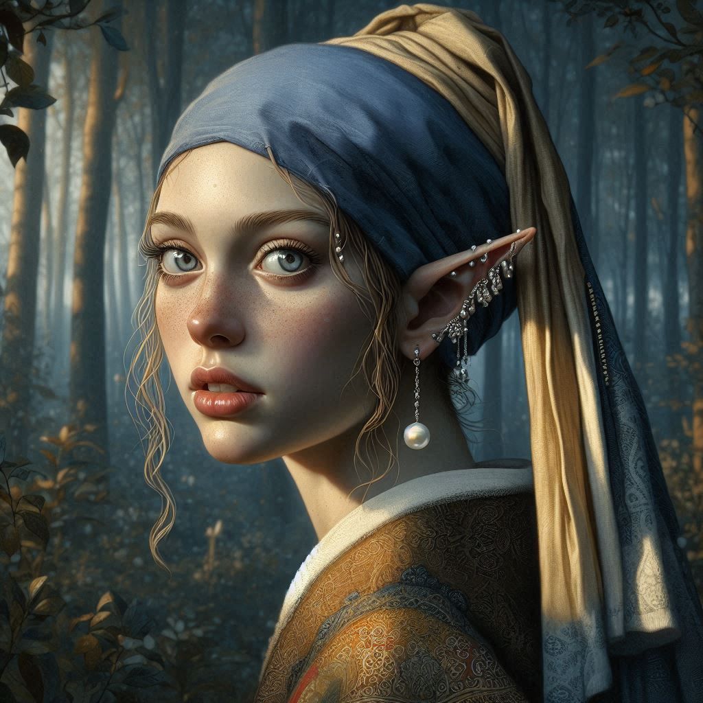 elf with a pearl earring