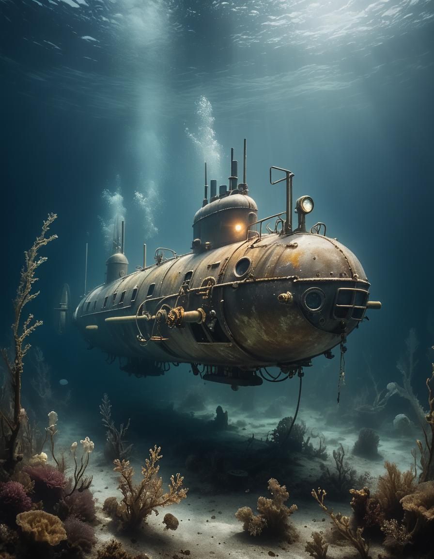 The submarine   by @Pinkmercure