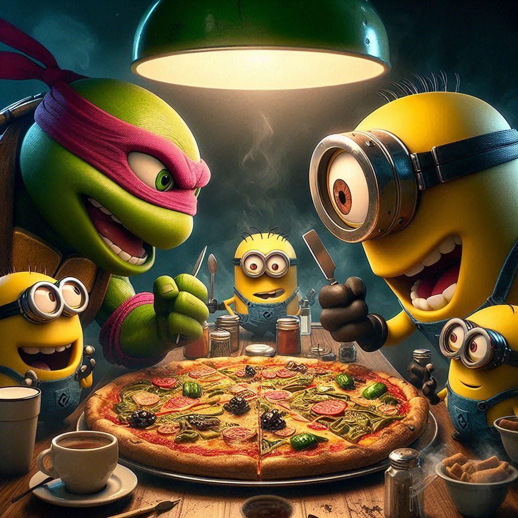 Teenage Mutant Ninja Turtles vs.  The Minions