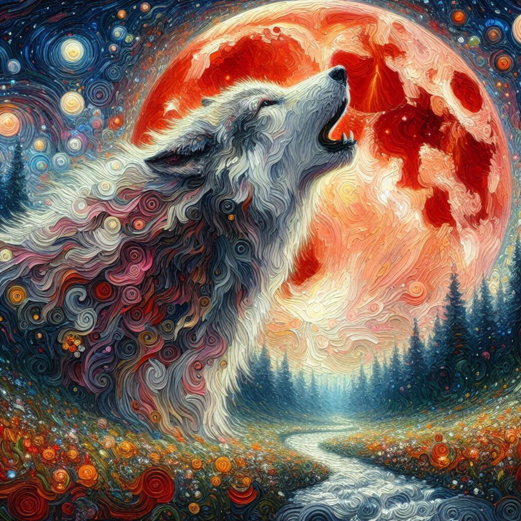 Howling wolf