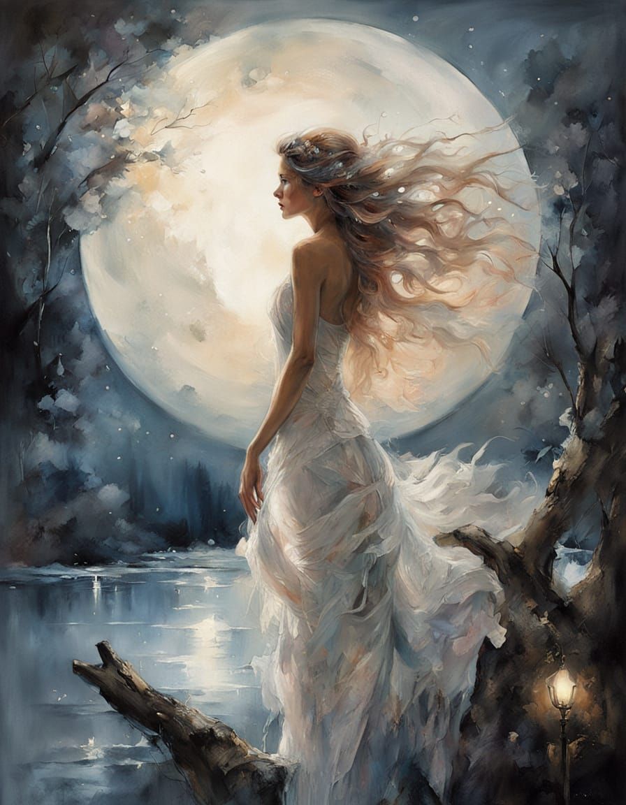 Woman in calm 
  by @Sandra Al