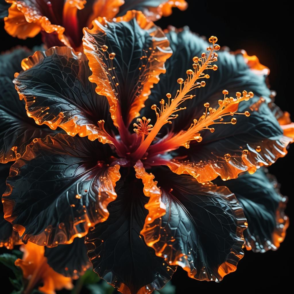 Mystic hibiscus  by @Raphaelle