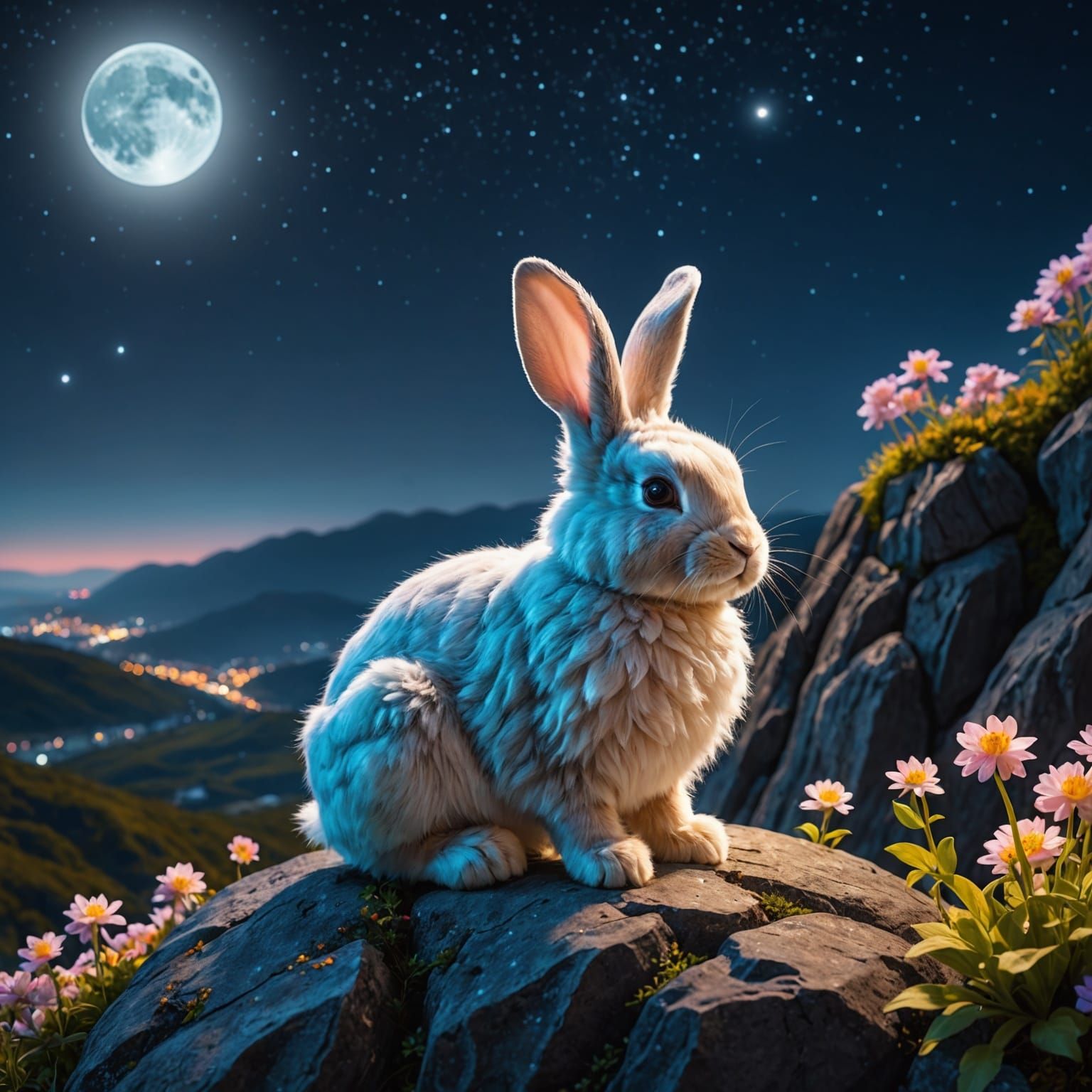 Midnight Bunny  by @Stoop