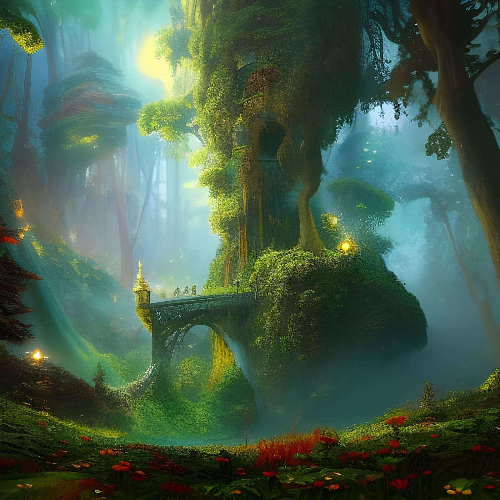 Magic forest   by @Marc Vyler