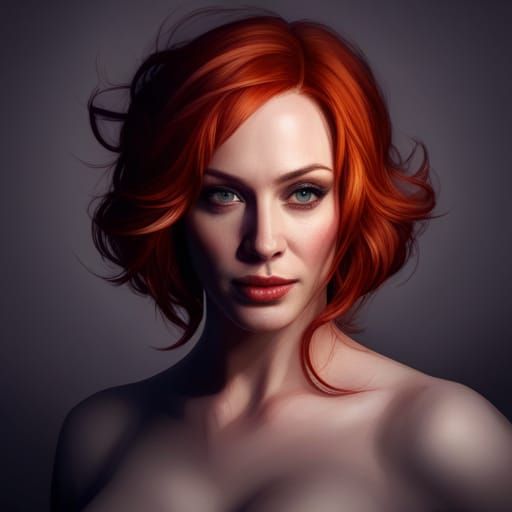 Christina Hendricks - AI Generated Artwork - NightCafe Creator