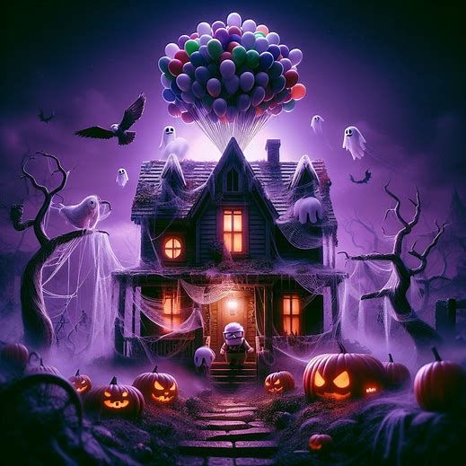 Haunted Up House - Dark Disney