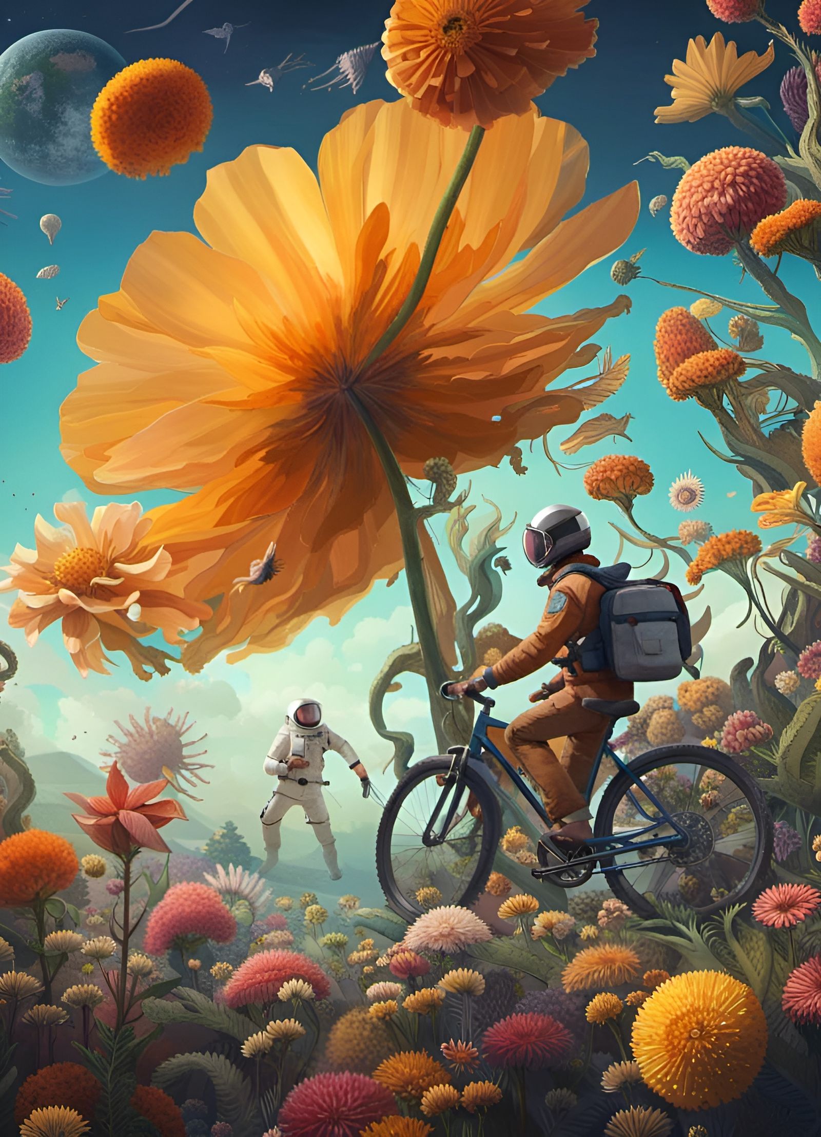 Encounter on Flower Planet  by @Ballaberg