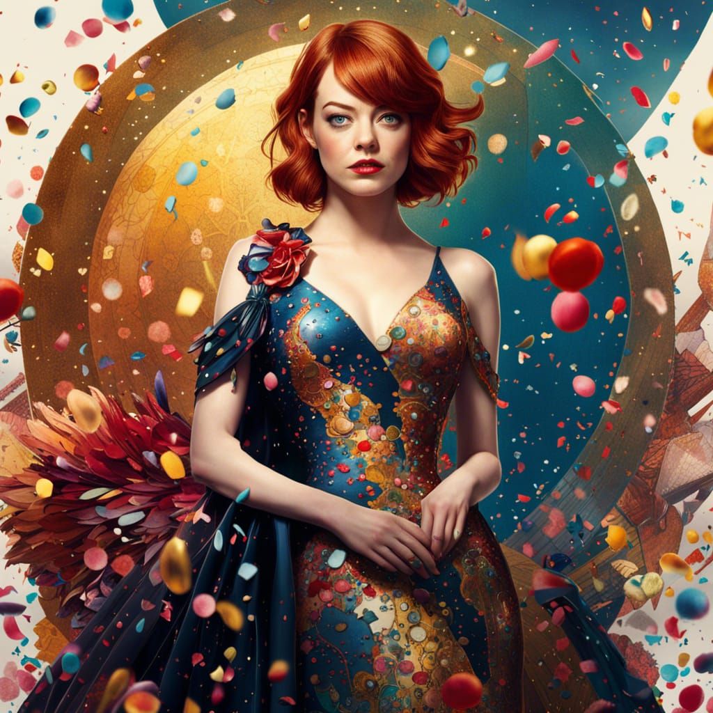 Confetti dress Emma   by @DarkBanshee