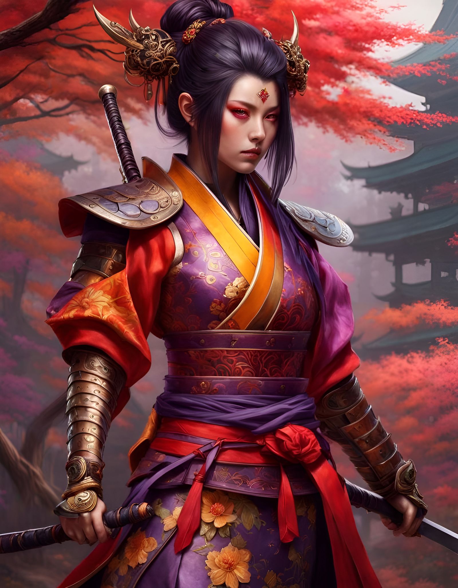 Mochizuki Chiyome The Spirit Of Empire Of Old Tokyo Realm - AI ...