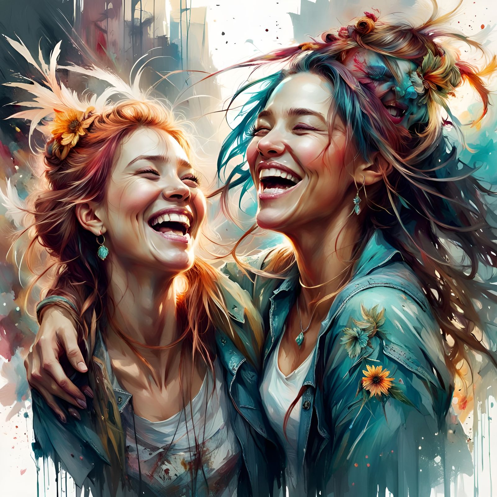 What Friends Are For   by @Dulcineia