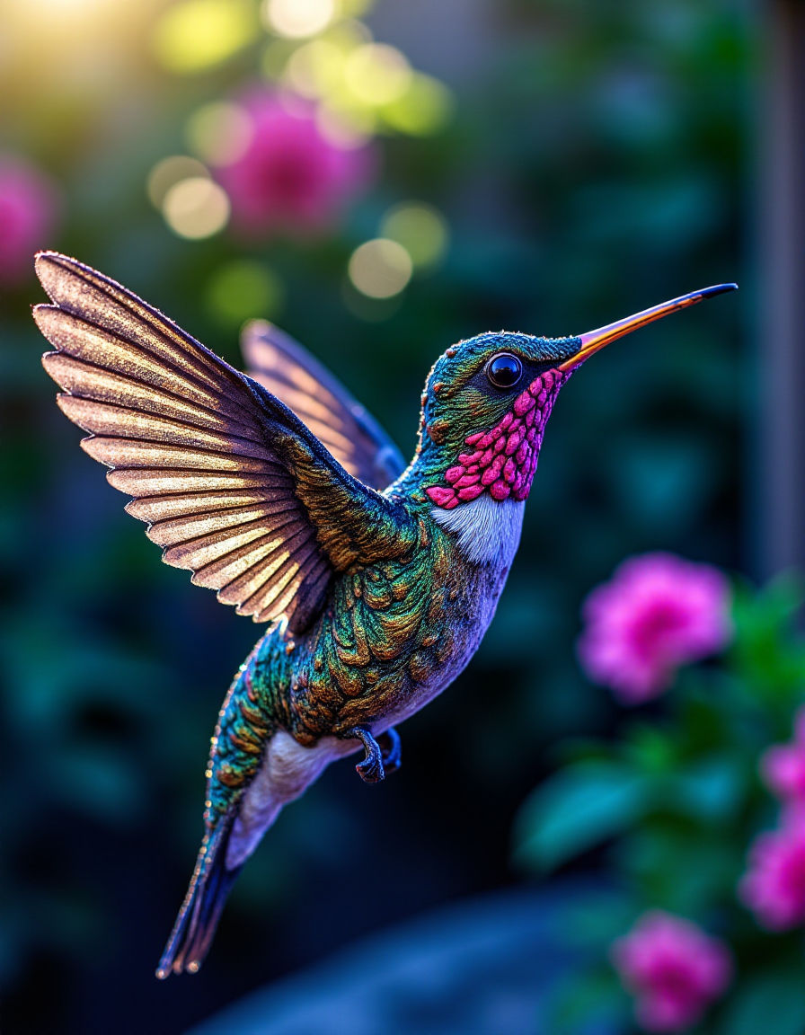 Exquisite hummingbird 🌟