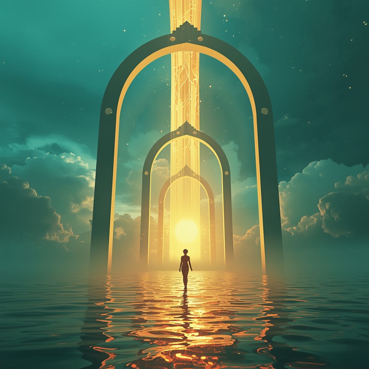 Mythic Echoes - Figure in the Radiant Gate