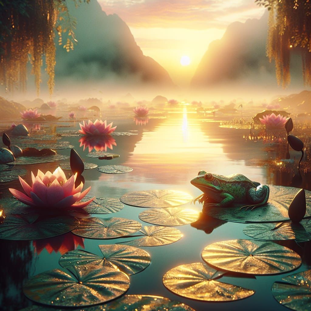 Serene Frog