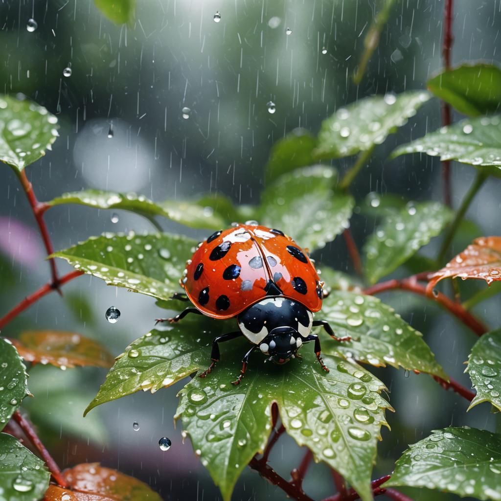 Raindrops Keep Falling on my Head  by @Basic_Shmasic