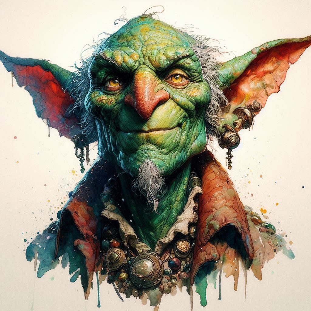 adorable fairy-tale fantasy creature portrait..