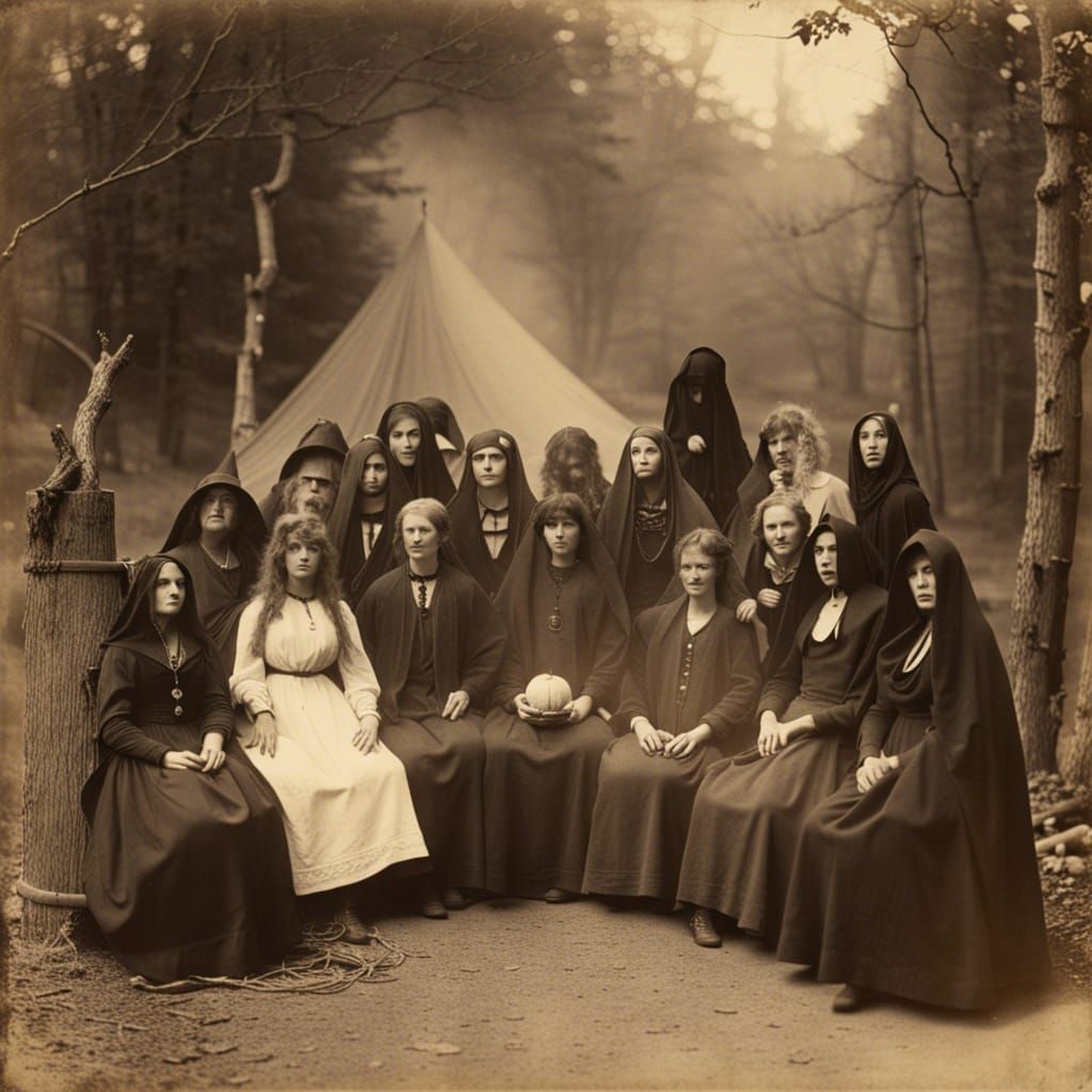 Assembly of Witches  by @Hensfield