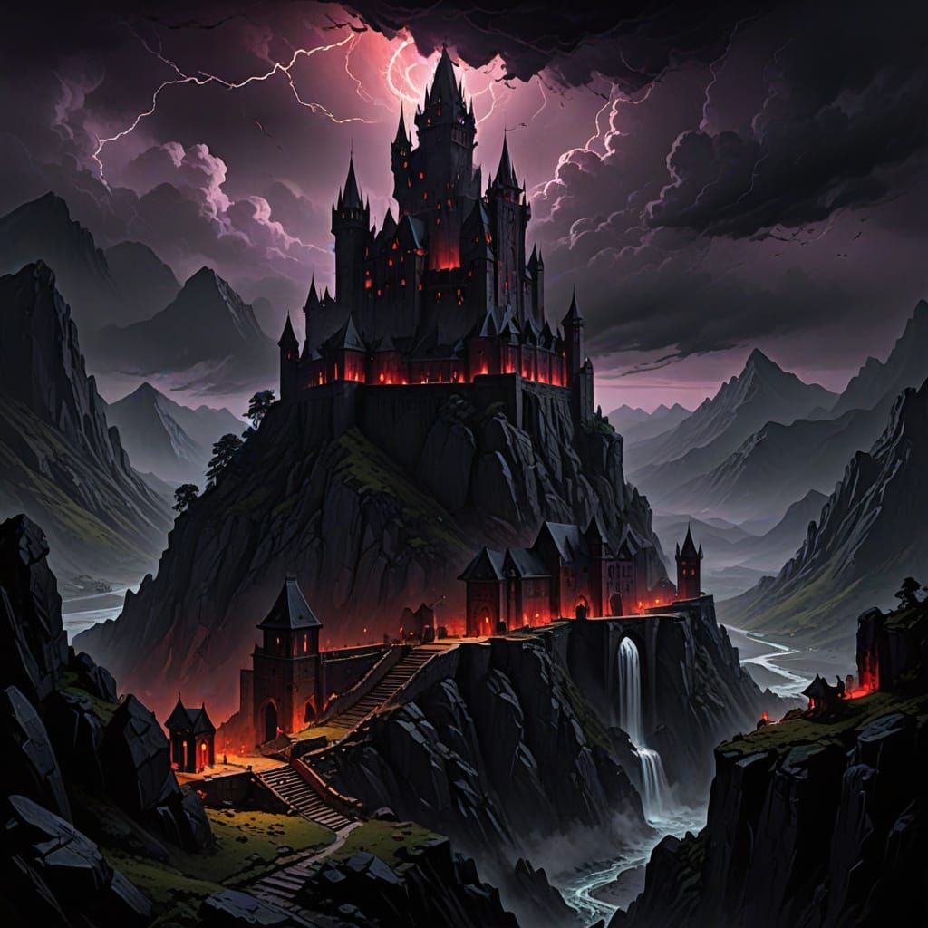 Supervillain Hideouts  by @Faydra6410