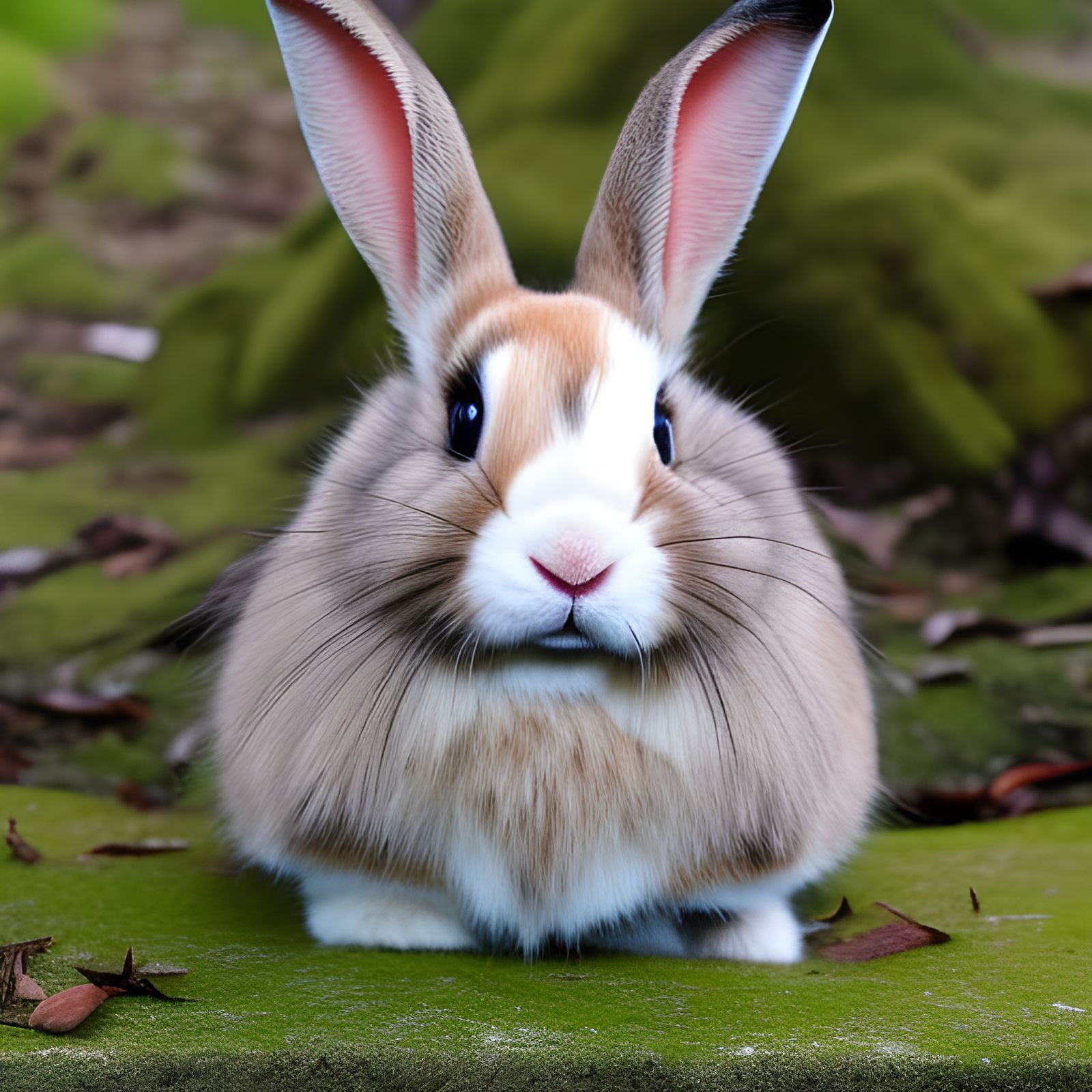 An Oddly Cute Bunny Rabbit (Created April 2023) AI Generated Artwork