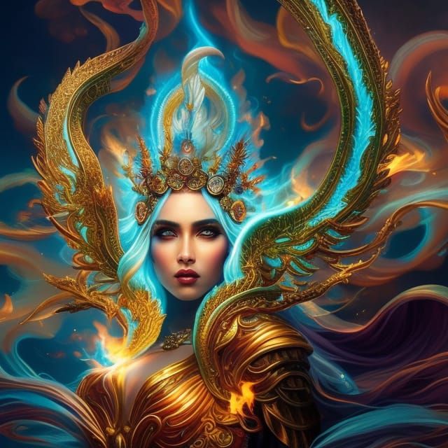 Goddess of the Elements - AI Generated Artwork - NightCafe Creator