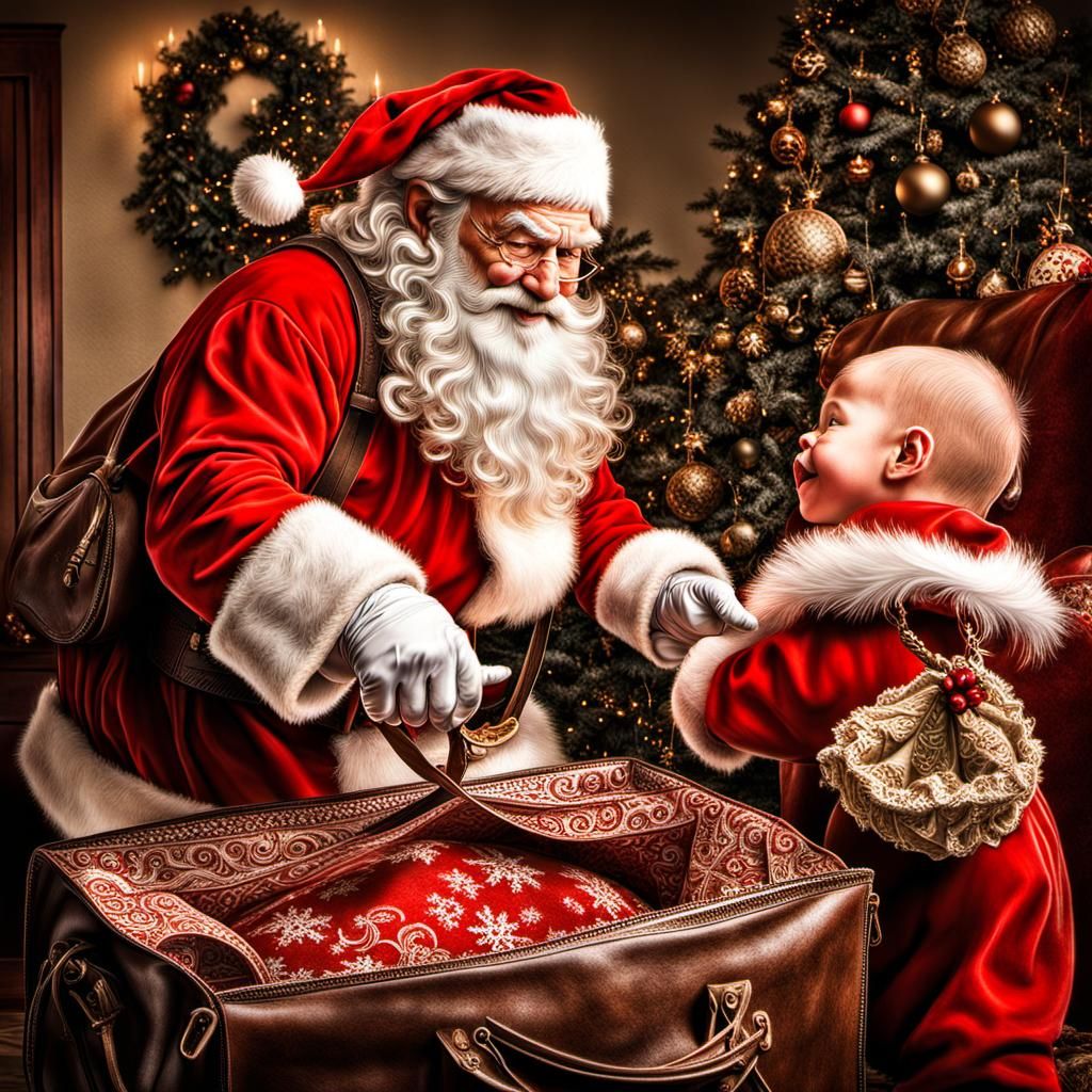 Wouldn't You Like to Come and Be an Elf for Santa? AI Generated