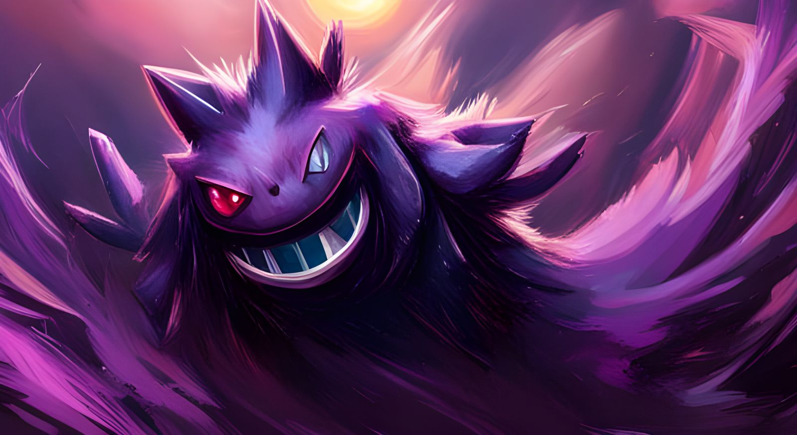 Gengar Unleashed - AI Generated Artwork - NightCafe Creator