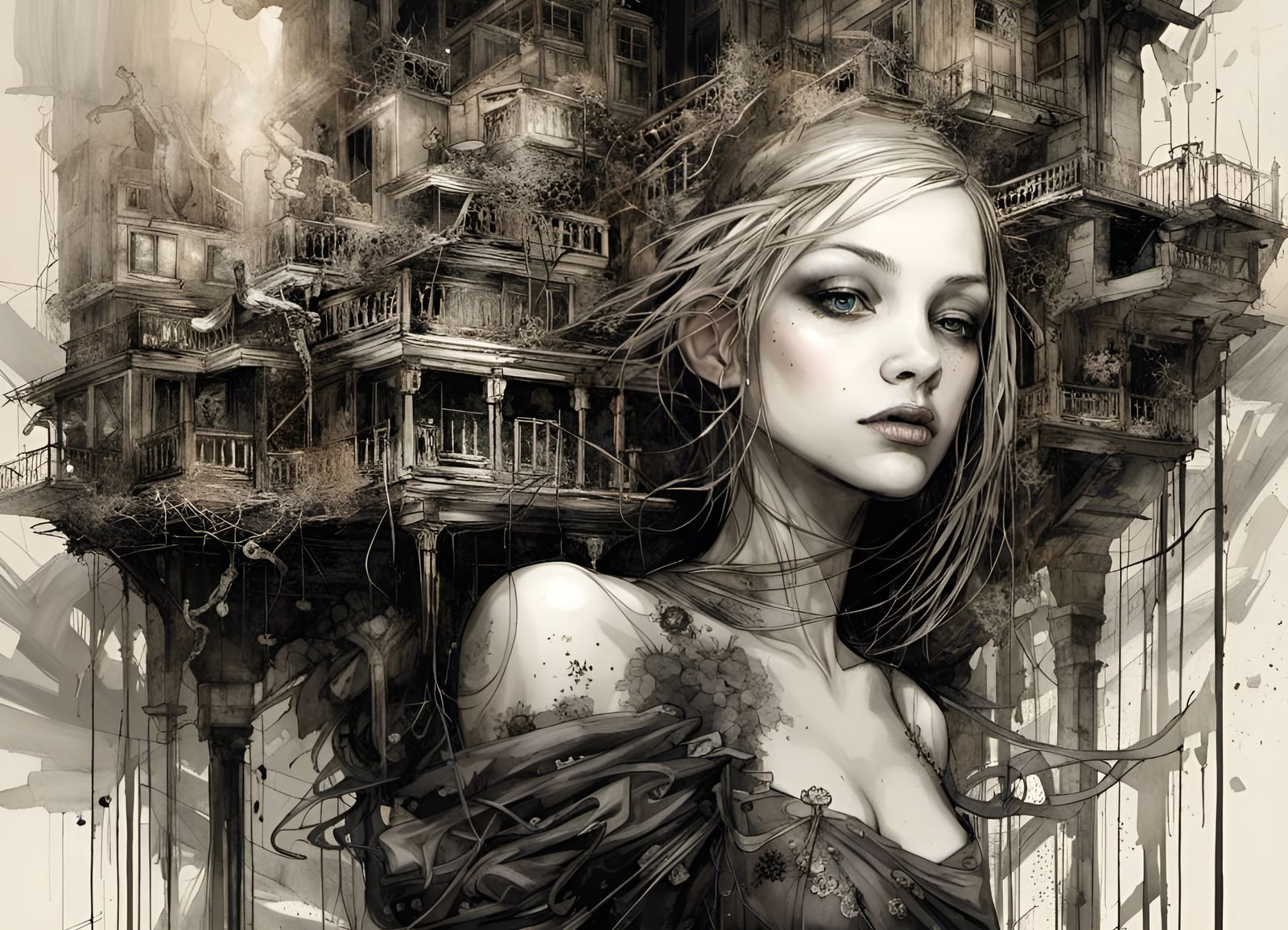 She felt as if the whole world was sat upon her shoulders...  by @QUEENie BEEson