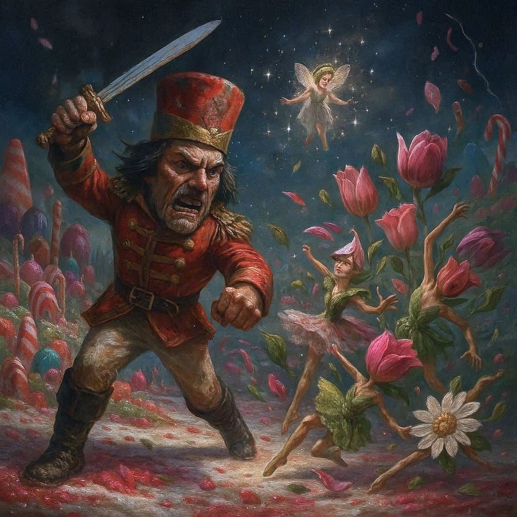 After a trying day, the PTSD hits hard during the waltz of the flowers