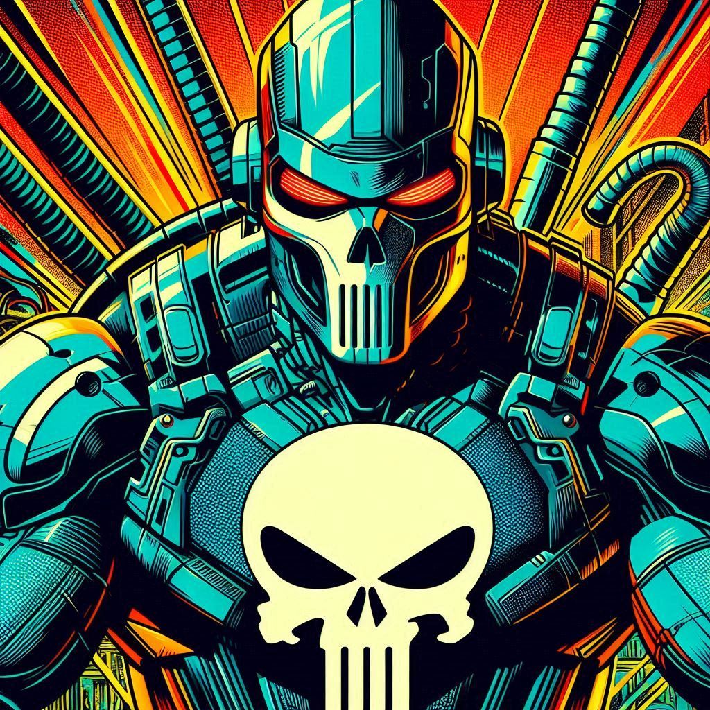 Punisher 2 Comic Book Cyborg