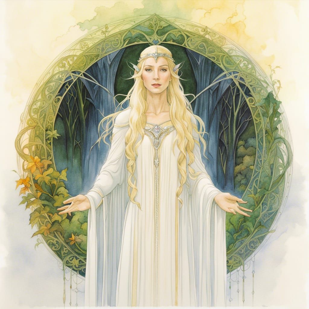 Galadriel - AI Generated Artwork - NightCafe Creator