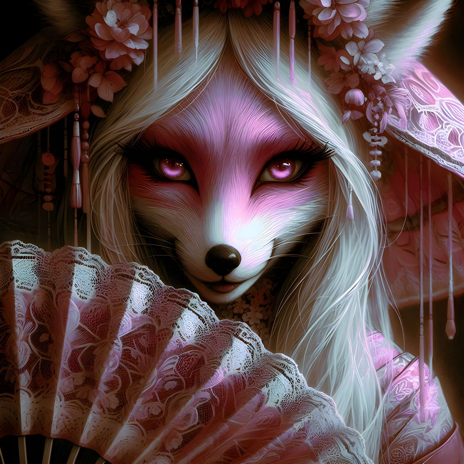 Pink Lady Snow fox