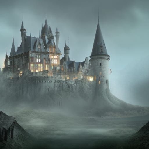 Castle behind the Fog  by @Mart Thunderdark