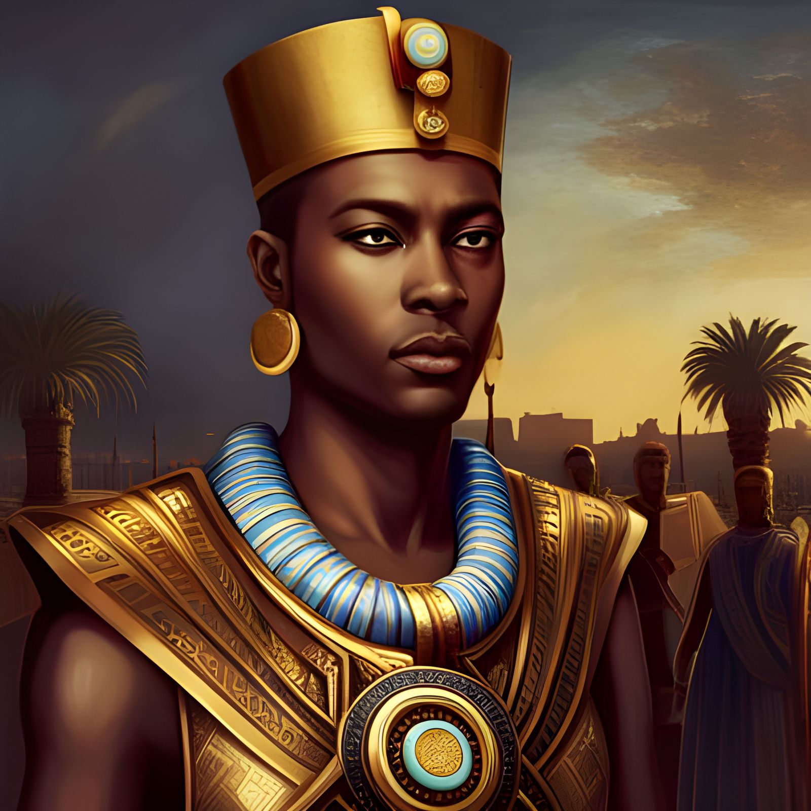 Eyptian Pharaoh (3) - AI Generated Artwork - NightCafe Creator