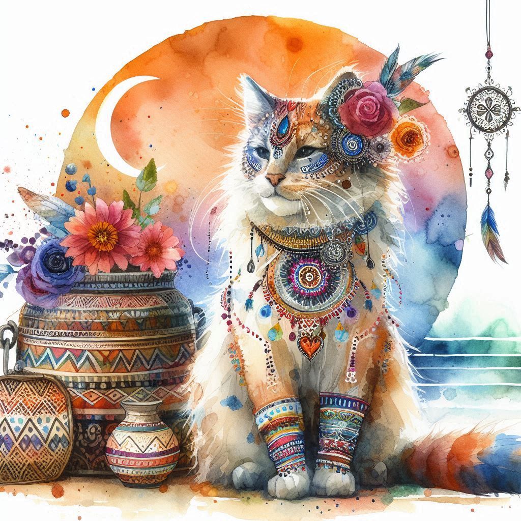boho cat