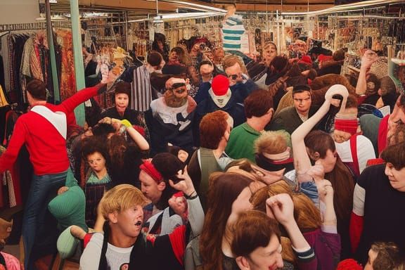 Find the treasure in a thrift shop.
