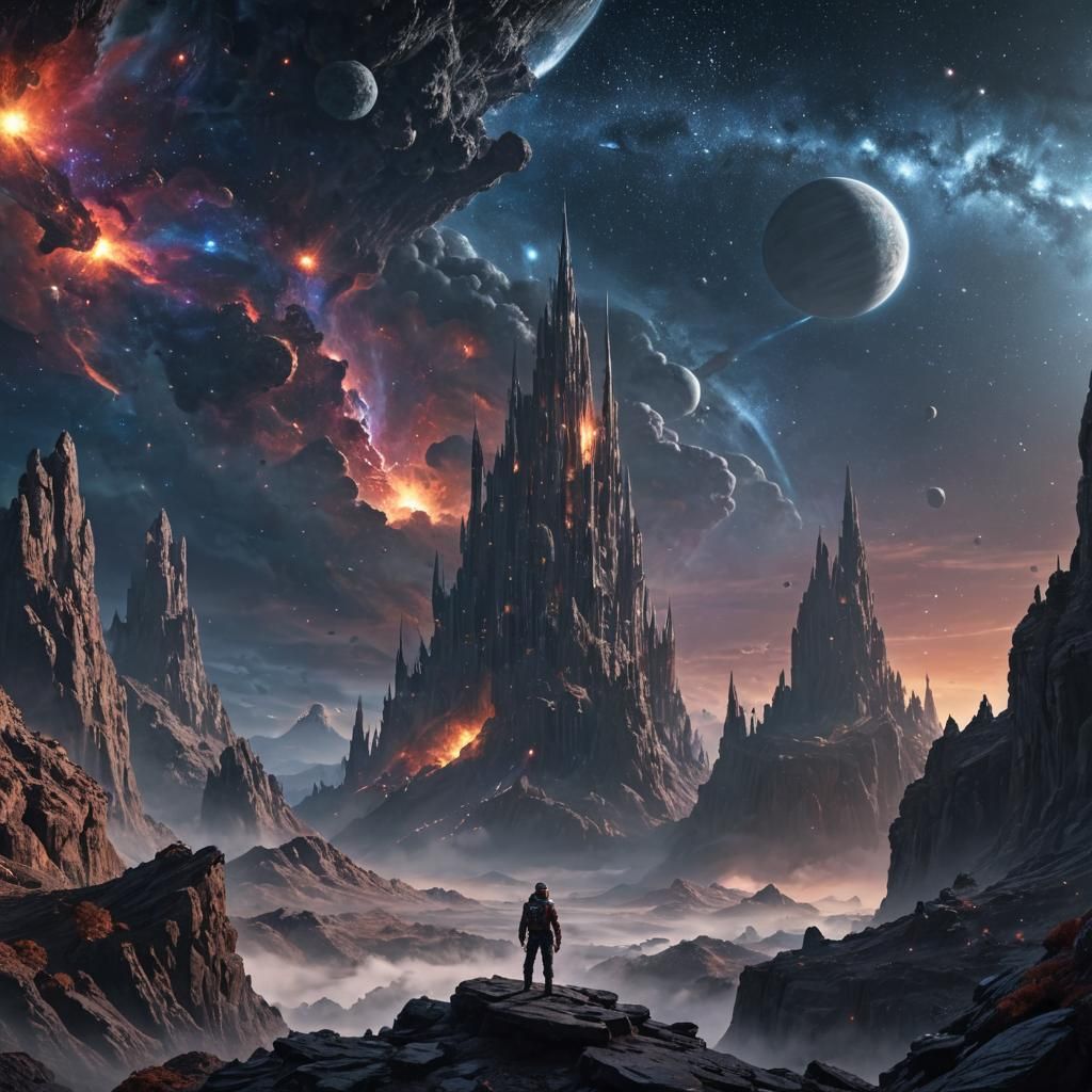 Me and huge space  by @Amora