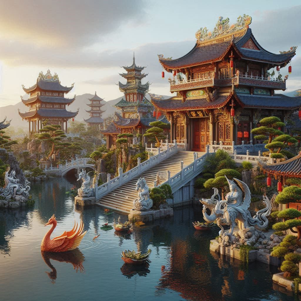 Chinese temple complex