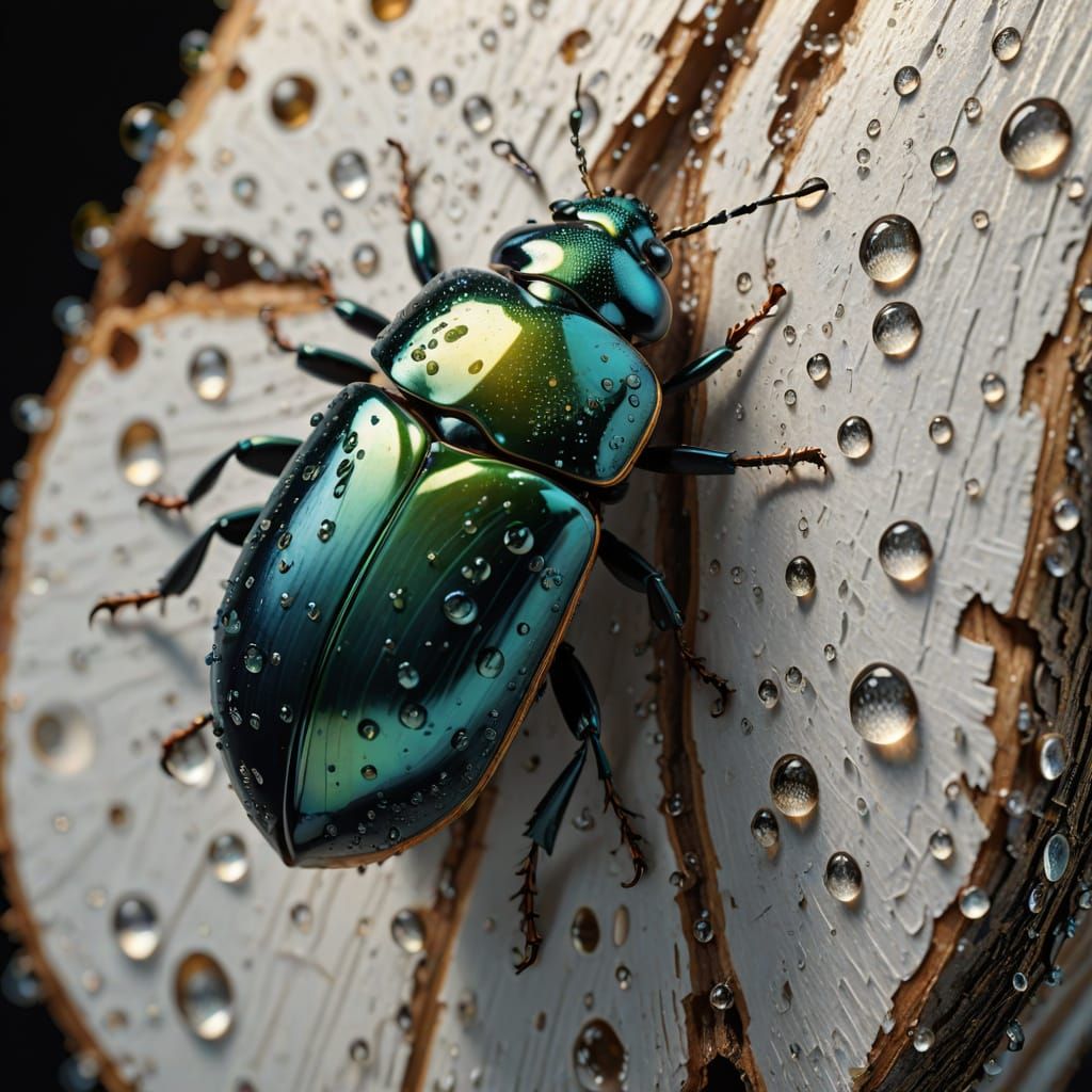 A Chrysolina menthastri - Mint Beetle  by @Anonymous camera