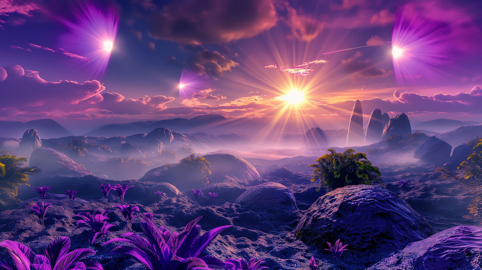 Worlds Within Star Clusters, (Midjourney/Artistic)