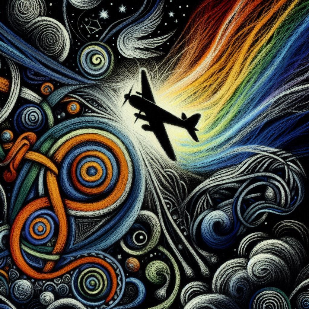 June Art Jam Images- plane